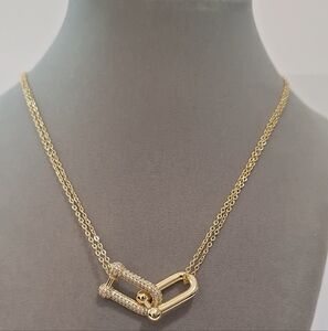 U Links One Paved With diamonds Necklace